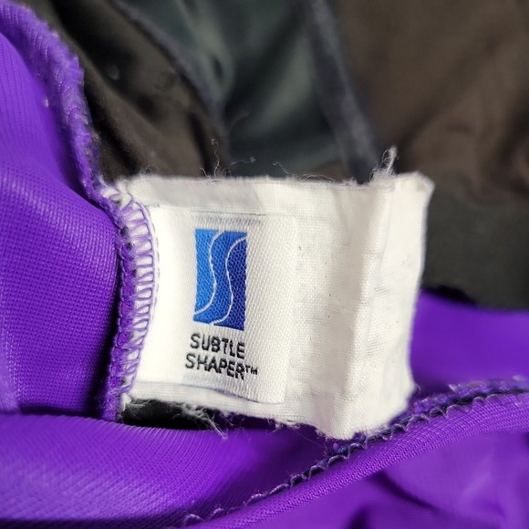 Subtle Shaper One-Piece Swimsuit ~ Sz 18W ~ Purple - Picture 6 of 6